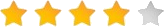4 stars rating logo